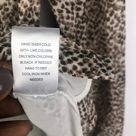 DR 2 Animal Print Pussy Bow Blouse - Picture 8 of 8